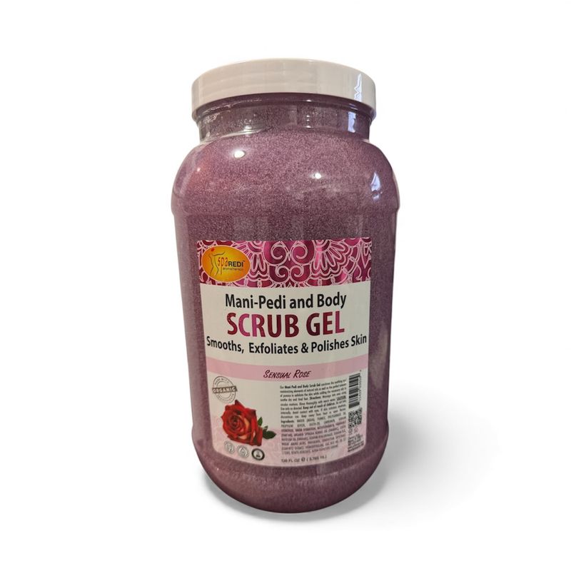 Mani- Pedi And Body Scrub Gel 128 Onz Sensual Rose