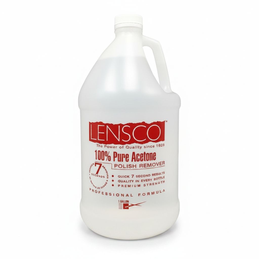 Lensco 100% Pure Acetone Nail Polish Remover 128 z/1 Gallon