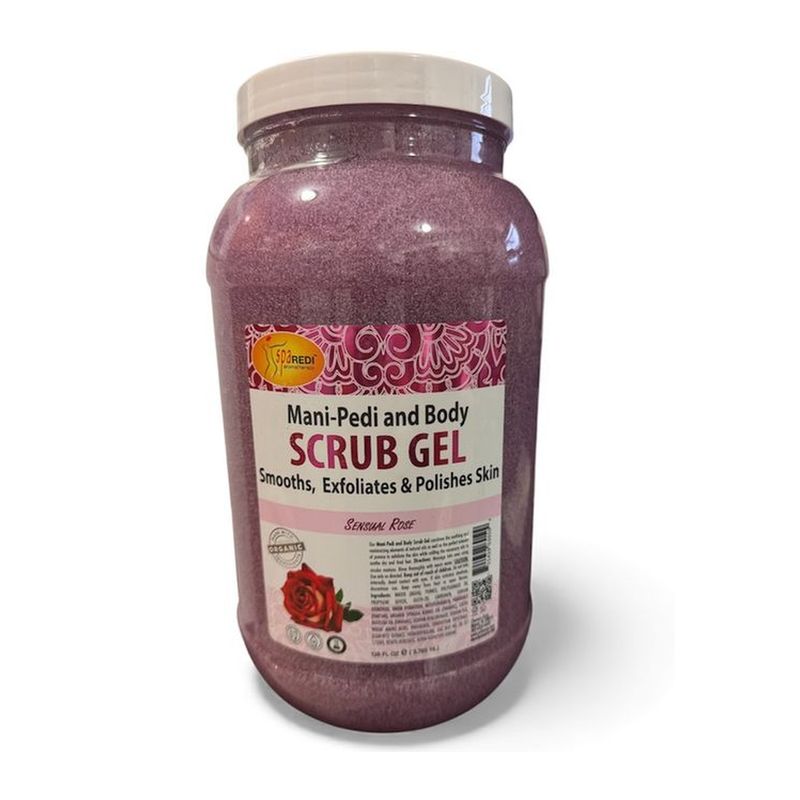 Mani- Pedi And Body Scrub Gel 128 Onz Sensual Rose