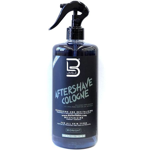 L3VEL3 After Shave Spray Cologne with Trigger - Midnight 25.36 oz