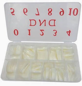 DND PRE-MADE NAIL TIP BOX - NATURAL DND PRE-MADE NAIL TIP BOX - NATURAL