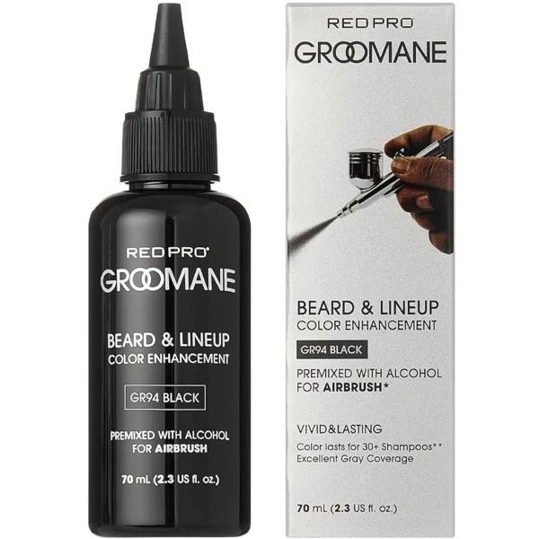 Red Pro GROOMANE Beard & Lined Color Enhancement - Premixed for Airbrush Use 2.3 oz