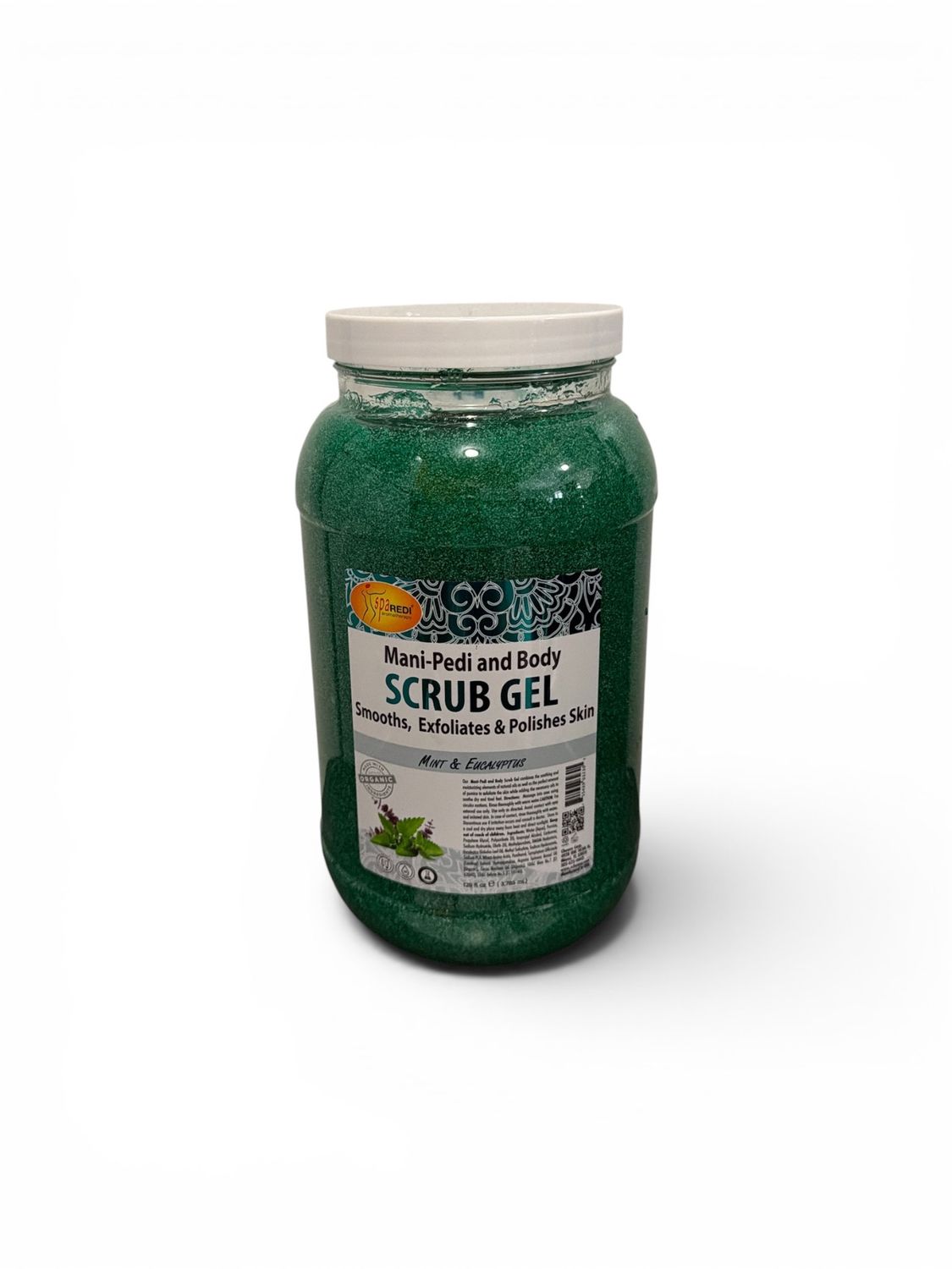 Mani- Pedi And Body Scrub Gel 128 Onz Mint & Eucaliptus Mani- Pedi And Body Scrub Gel 128 Onz Mint & Eucaliptus