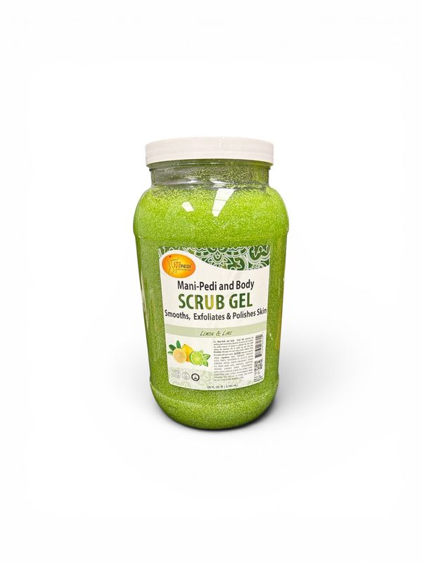 Mani- Pedi And Body Scrub Gel 128 Onz Lemon & Lime