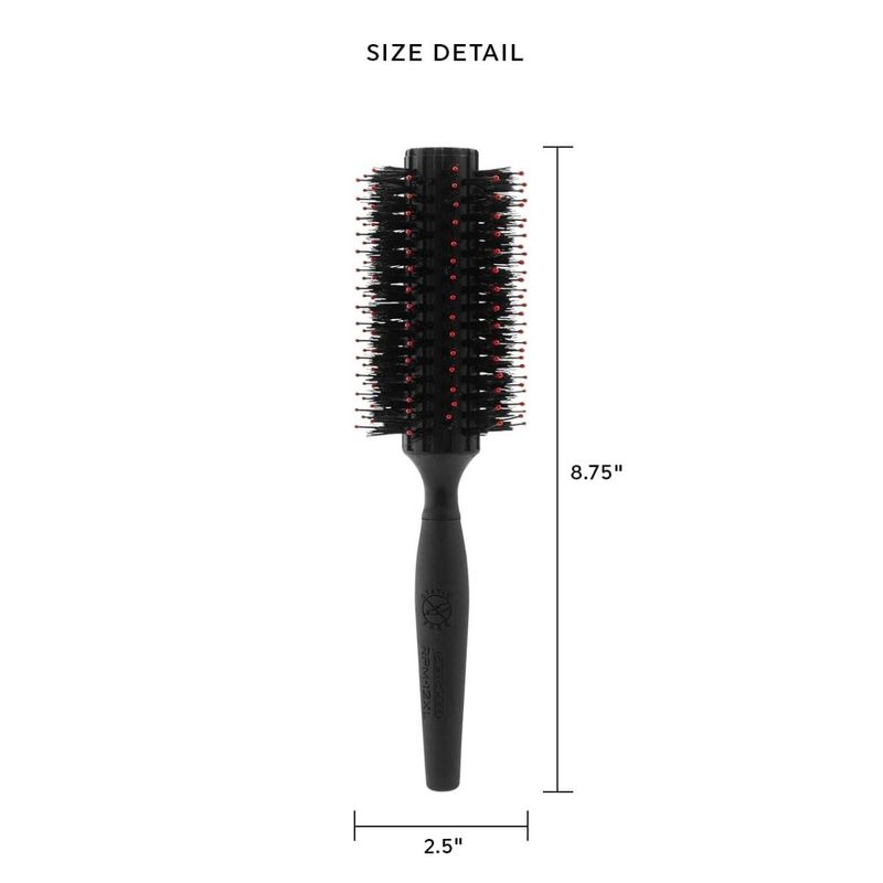 Cricket Static Free RPM Row Deluxe Boar Brush 2.50 "