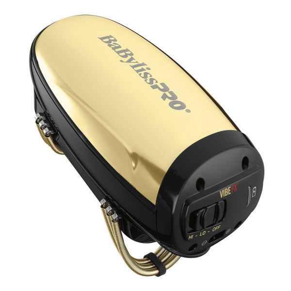 BaByliss Pro VIBEFX Cord / Cordless Massager - Gold #FXSSMG BaByliss Pro VIBEFX Cord / Cordless Massager - Gold #FXSSMG