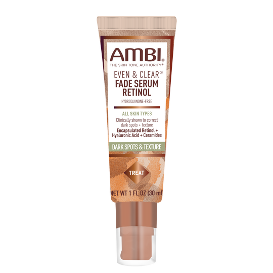 AMBI EVEN &amp; CLEAR TREATMENTS FADE SERUM RETINOL HYDROQUINON-FREE 1OZ