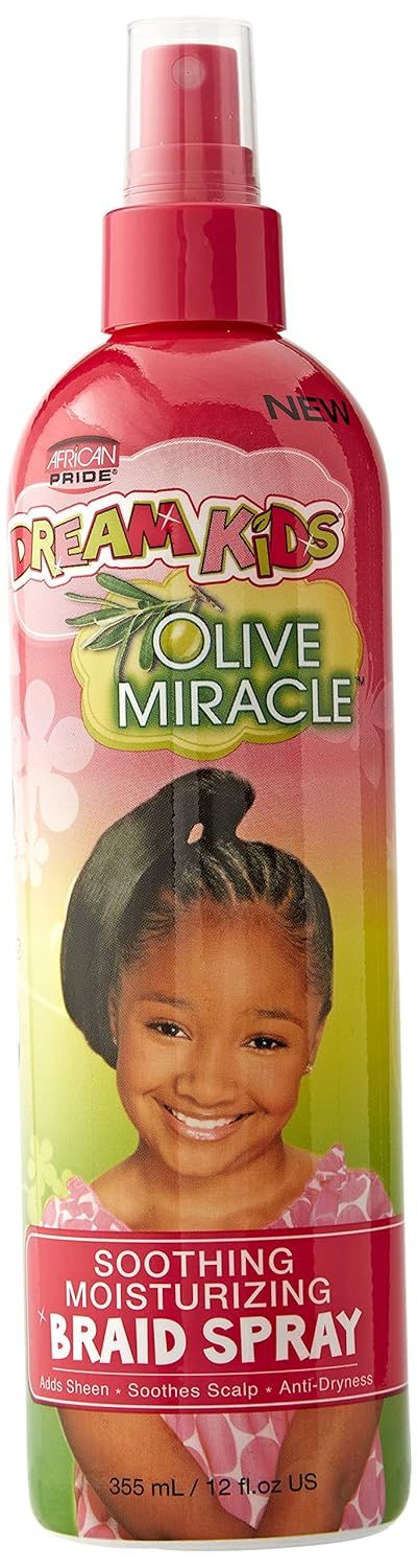 African Pride Dream Kids Smoothing Moisturizing Braid Spray 12oz