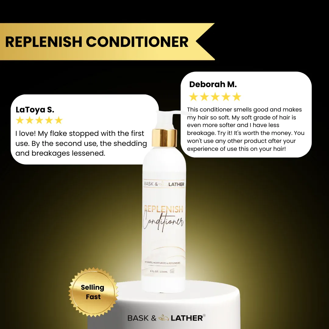 BASK AND LATHER Replenish Conditioner 8OZ