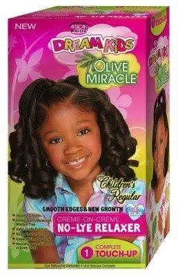 African Pride Dream Kids No Lye Relaxer System 1application
