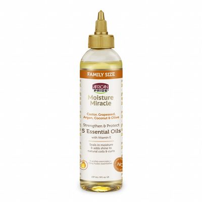 African Pride MOISTURE MIRACLE 5 Essential Oil 4oz