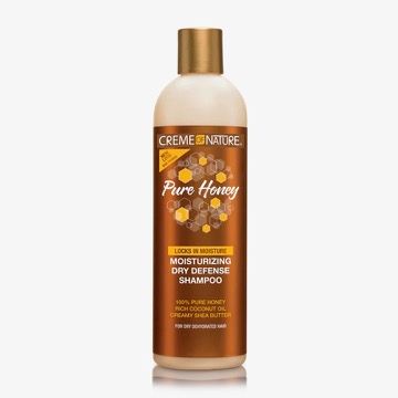 Creme of Nature Pure Honey MOISTURIZING DRY DEFENSE SHAMPOO 12OZ