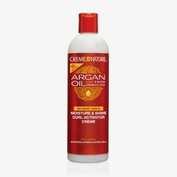 Creme of Nature Argan Oil from Morocco MOISTURE SHINE CURL ACTIVATOR CREAM 12OZ