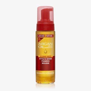 Creme of Nature Argan Oil from Morocco STYLE SHINE FOAMING MOUSSE 8OZ