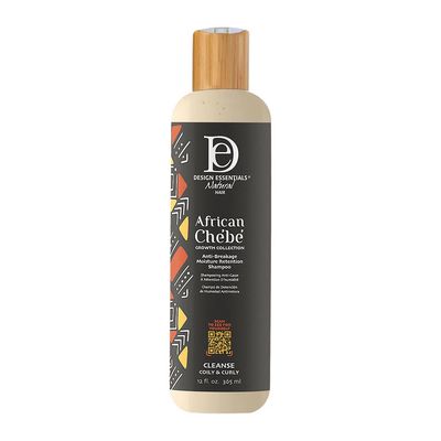 DESIGN ESSENTIALS AFRICAN CHEBE ANTI-BREAKAGE MOISTURE RETENTION SHAMPOO 12OZ