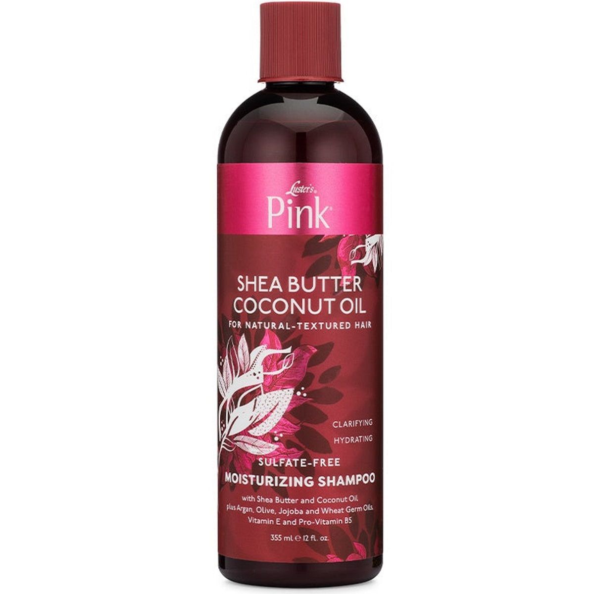 Luster S Pink Shea Butter &amp; Coconut Oil Hair Shampoo 12oz