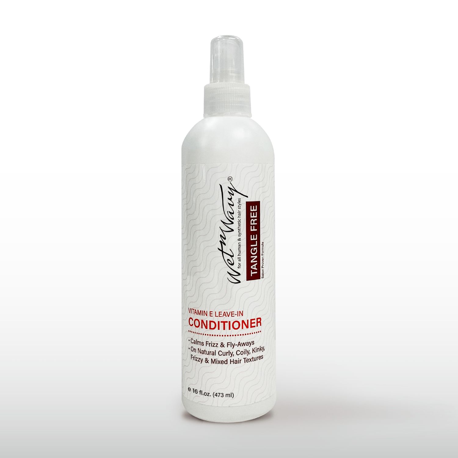 WET WAVY Tangle Free VITAMIN E LEAVE IN CONDITIONER 12OZ