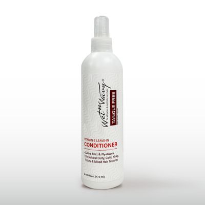 WET WAVY Tangle Free VITAMIN E LEAVE IN CONDITIONER 12OZ