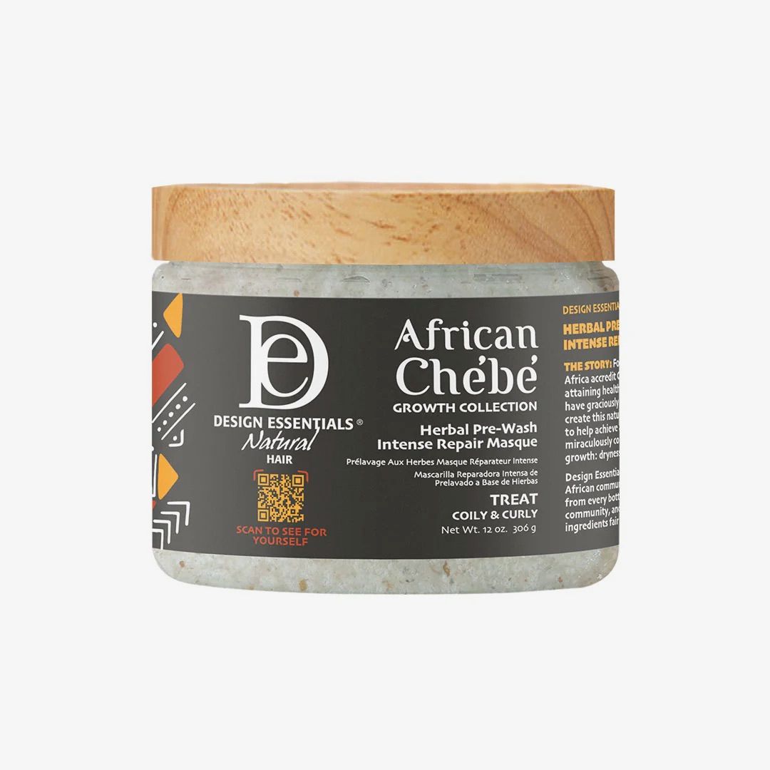 DESIGN ESSENTIALS AFRICAN CHEBE HERBAL PREWASH INTENSE REPAIR MASQUE 12OZ