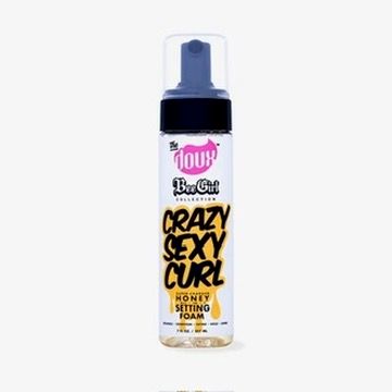 THE DOUX BEE-GIRL COLLECTION CRAZYSEXYCURL HONEY SETTING FOAM 7OZ