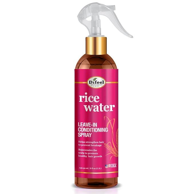 DIFEEL LEAVE IN SPRAY 6OZ, option: RICEWATER