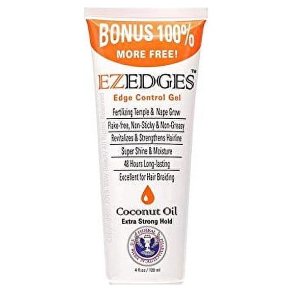EZEDGES COCNUT 4OZ (1), Size: 4OZ, option: COCONUT OIL