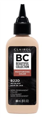 Clairol Professional Beautiful Collection Semi-Permanent 3OZ, Color: B22D JET BLACK