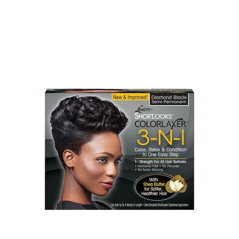 Lusters SHORT LOOKS 3-N-1 COLORLAX, Color: DIAMOND BLACK