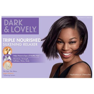 Dark and Lovely Triple Nourished No-Lye Hair Relaxer