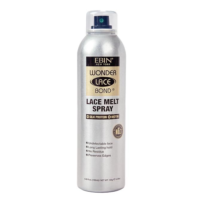WONDER LACE BOND LACE MELT AEROSOL SPRAY SILK PROTEIN &amp; BIOTIN, Size: 6.8OZ