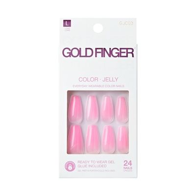 Gold Finger Jelly Collection-Press-on Nails Color