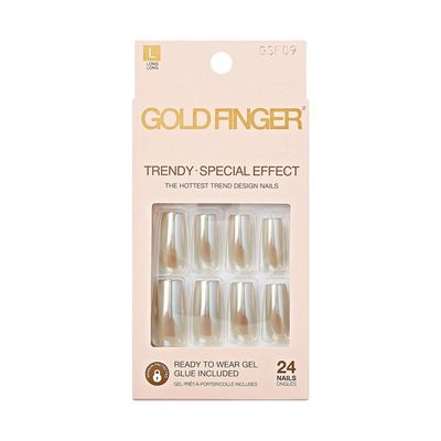 Gold Finger Special Effect - Press-on Nails