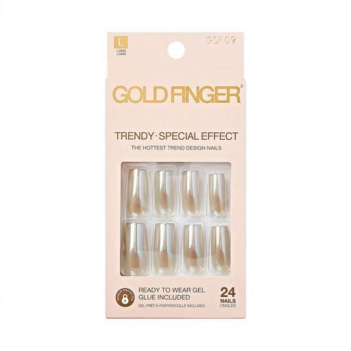 Gold Finger Special Effect - Press-on Nails, STYLe: At It Again GSF09