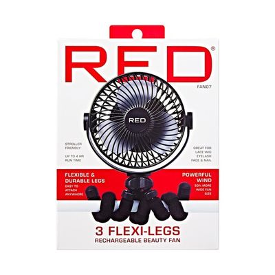 3 Flexi legs beauty fan, Black