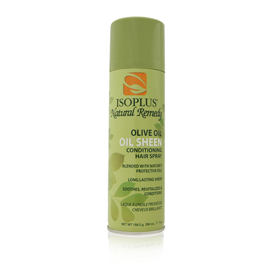 ISOPLUS OLIVE OIL SHEEN SPRAY 7oz