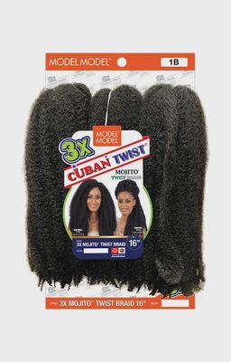3X MOJITO(CUBAN) TWIST BRAID 16"