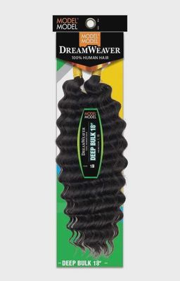DREAM WEAVER HUMAN HAIR BULK DEEPWAVE 18"