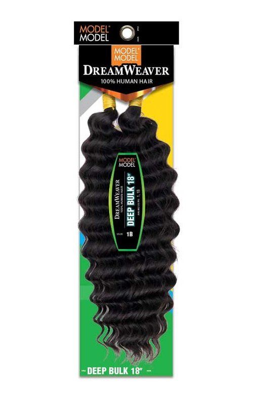 DREAM WEAVER HUMAN HAIR BULK DEEPWAVE 18", Color: #1