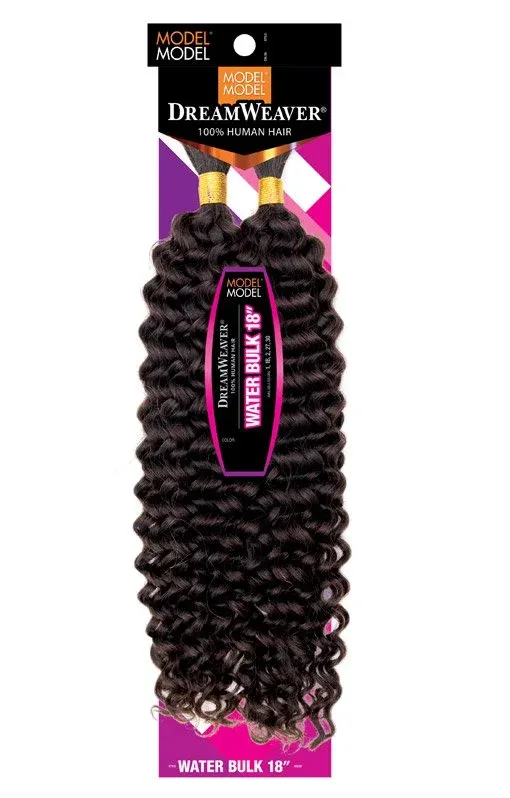 DREAM WEAVER HUMAN HAIR BULK WATERWAVE 18"