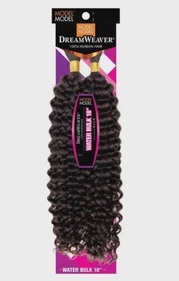 DREAM WEAVER HUMAN HAIR BULK WATERWAVE 18"