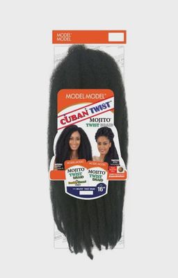 SINGLE MOJITO(CUBAN) TWIST BRAID 16"