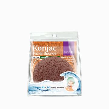 KONJAC SPONGE RED CLAY