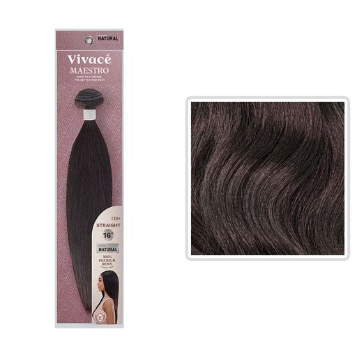 MAESTRO STRAIGHT NATURAL BLACK