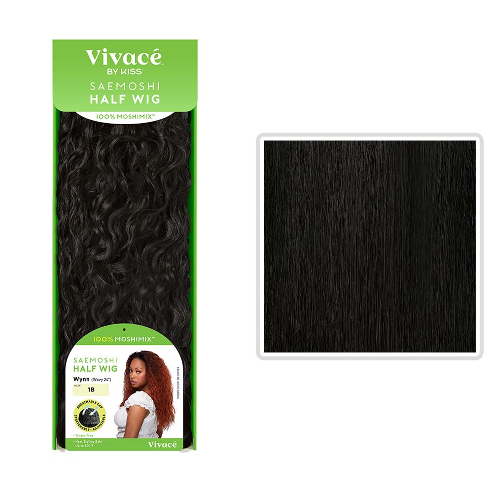 SAEMOSHI HALF WIG WAVY WYNN 24"