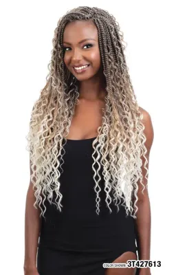 Freetress Crochet Braids 3X Rebel Boho Mermaid Braid 24”