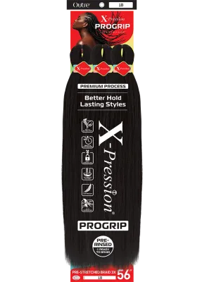 Outre 3X X-pression Pro-Grip Pre- stretched Braiding Hair