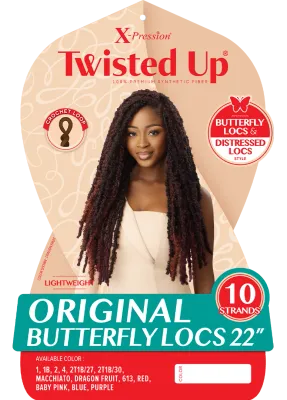 Outre Crochet Braids X-Pression Twisted Up 2X Bonita Original Butterfly Locs
