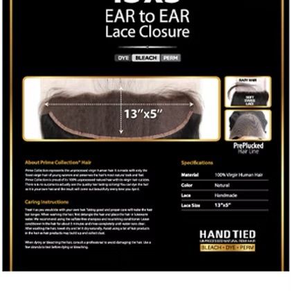 HH ESQ10A 13x5 HD LACE CLOSURE BODYWAVE NATURAL