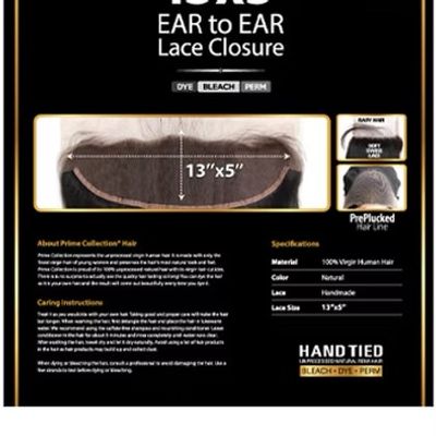 HH ESQ10A 13x5 HD LACE CLOSURE BODYWAVE NATURAL