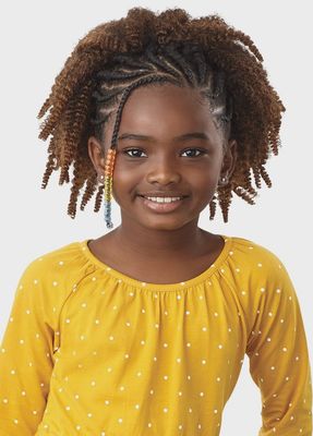 Outre X-Pression Synthetic Lil 3X Looks Crochet afro springy 10"